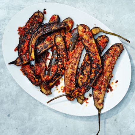 Red Curry–Marinated Japanese Eggplant