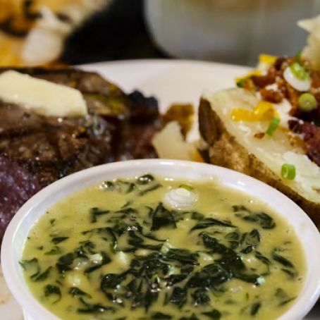 Steakhouse-style Creamed Spinach