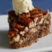 Vegan Maple Pecan Pie in Almond-Corn-Flax Crust