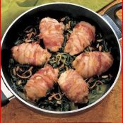 chicken with pancetta, swiss chard and pine nuts