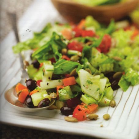 Chopped Salad with Cilantro Lime Dressing