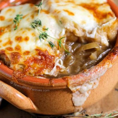 Slow Cooker French onion soup