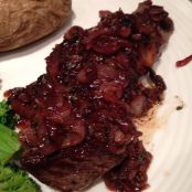 Hanger Steak with Shallots