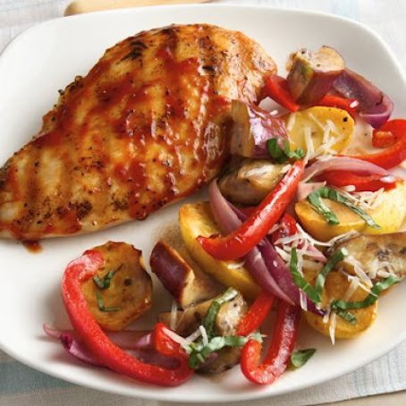 Sides (Grilled Balsamic Vegetables)