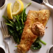 Trout Schnitzel with Lemon-Chile Butter