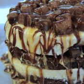 Caramel Brownie Ice Cream Cake