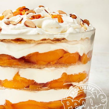 Peaches and Cream Trifle