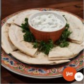 Greek Quesadillas with Tzatziki Sauce