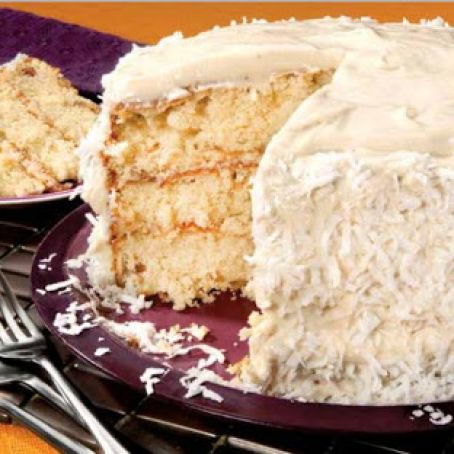 Coconut Cream Layer Cake