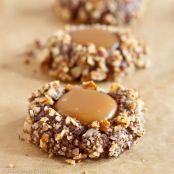 Chocolate Turtle Cookies