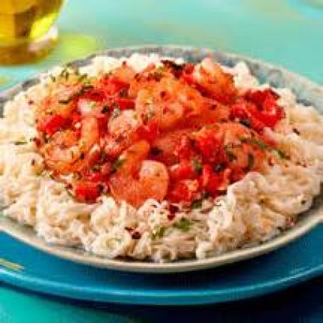 BBQ Shrimp Scampi with Kale