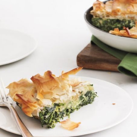 Skillet Spinach Pie Recipe
