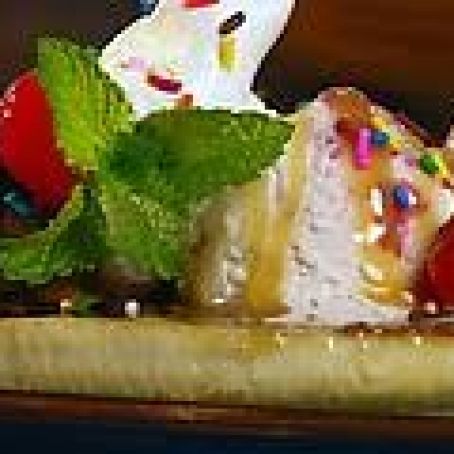 Bruleed Banana Split