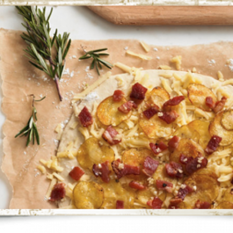 Potato and Pancetta Pizza