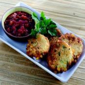 Corn Fritters with Salsa