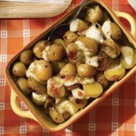 Baby Potato and Mozzarella Papillote