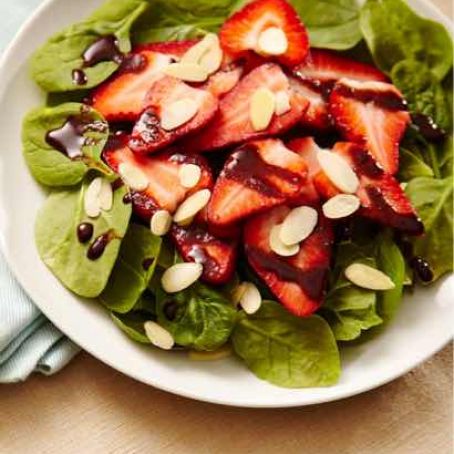 Strawberry Salad with Chocolate Vinaigrette