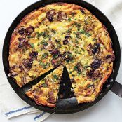 Mushroom, Leek, and Fontina Frittata