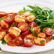 GNOCCHI*****Gnocchi with Cherry Tomato, Basil Cream Sauce