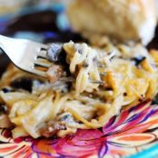 PASTA - Creamy Chicken Spaghetti Casserole