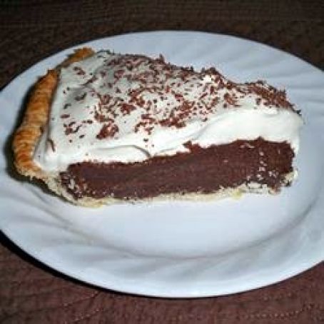 Fudgy Chocolate Cream Pie