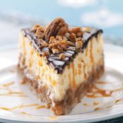 LAYERED TURTLE CHEESECAKE