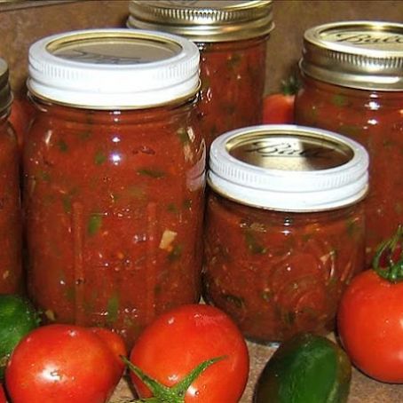 Zesty Salsa for Canning