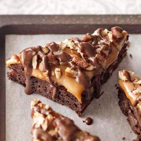 Fudge Ripple Turtle Brownies