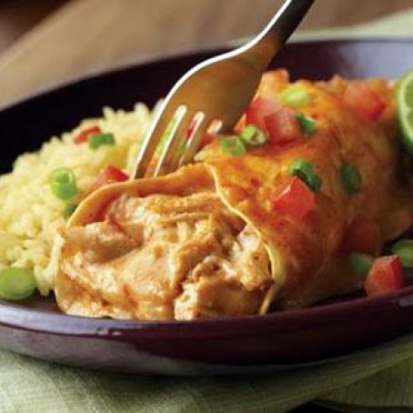 Easy Chicken & Cheese Enchiladas