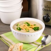 Crock Pot Broccoli Cheese Soup