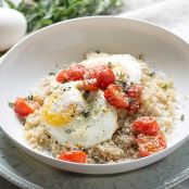 QUINOA****Roasted Tomatoes with Egg and Quinoa