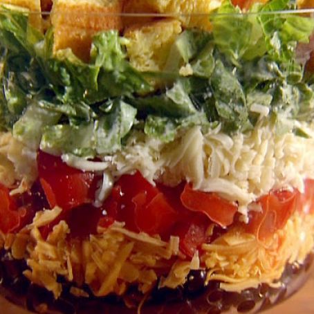 Tex Mex Salad w/Creamy lime dressing (SUNNY FDTV)