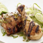 Hoisin Chicken with Cucumber Salad