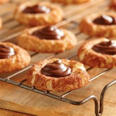 Chocolate Hazelnut Snickerdoodle Cookies