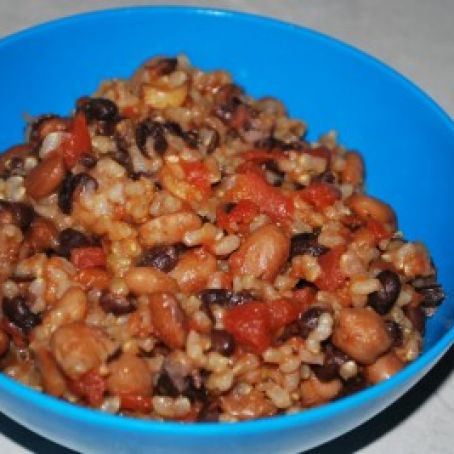 Crock Pot Beans and Rice