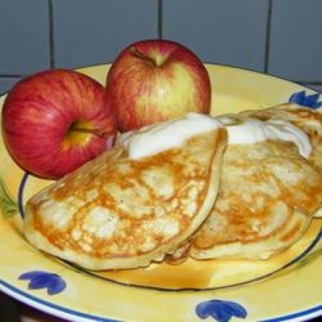 Apple Yogurt Pancakes