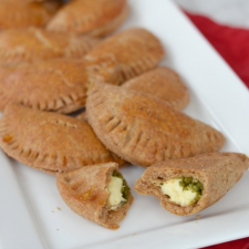 Pesto Cream Cheese Turnovers