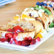 Rainbow Stuffed French Toast