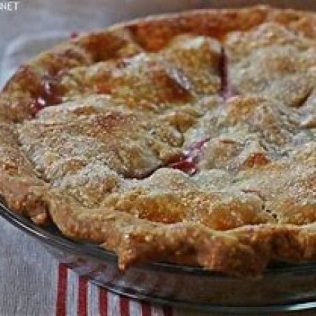 Pineapple Rhubarb Pie