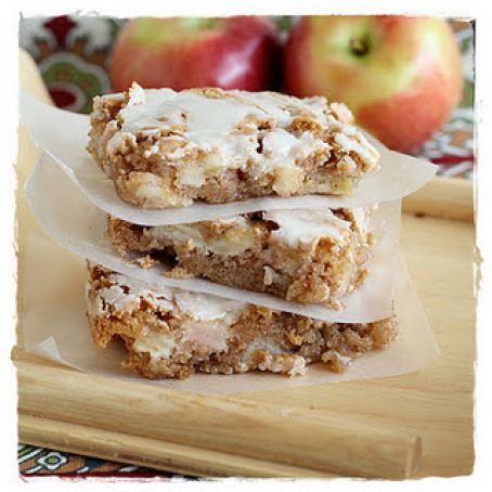 Apple Squares with Maple Glaze