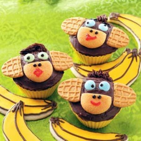 Monkey Cupcakes