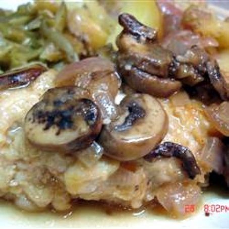 Mushroom Chicken Piccata