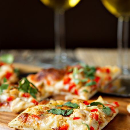 Spicy Chicken and Pepper Jack Pizza