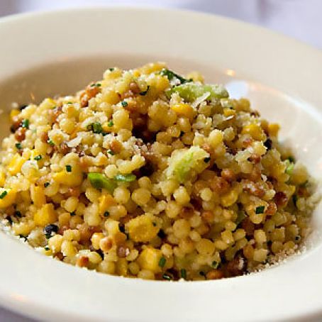 Fregola with Corn