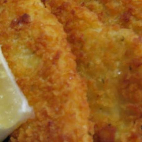 Crispy Fish with Lemon-Dill Sauce