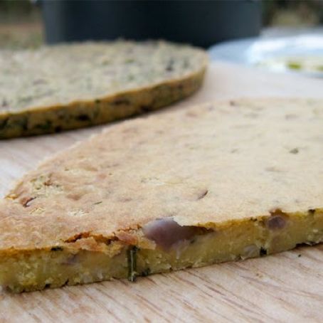 quickbread - Socca Farinata Flatbread