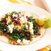 Breakfast Tacos with Eggs, Spinach, and Bacon