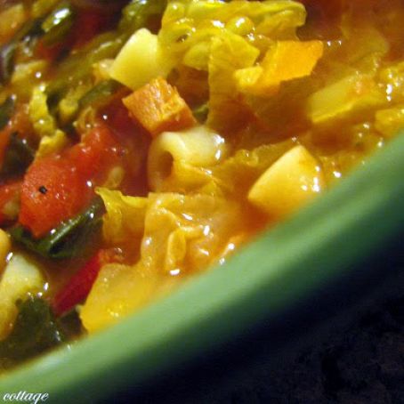 Minestrone Soup with Winter Vegetables