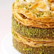 Pistachio Baklava Cake