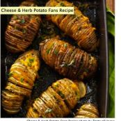 Cheese & Herb Potato Fans Recipe